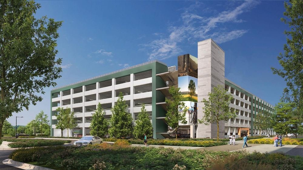 Kaiser Permanente Riverside &mdash; entry canopy and drop-off
