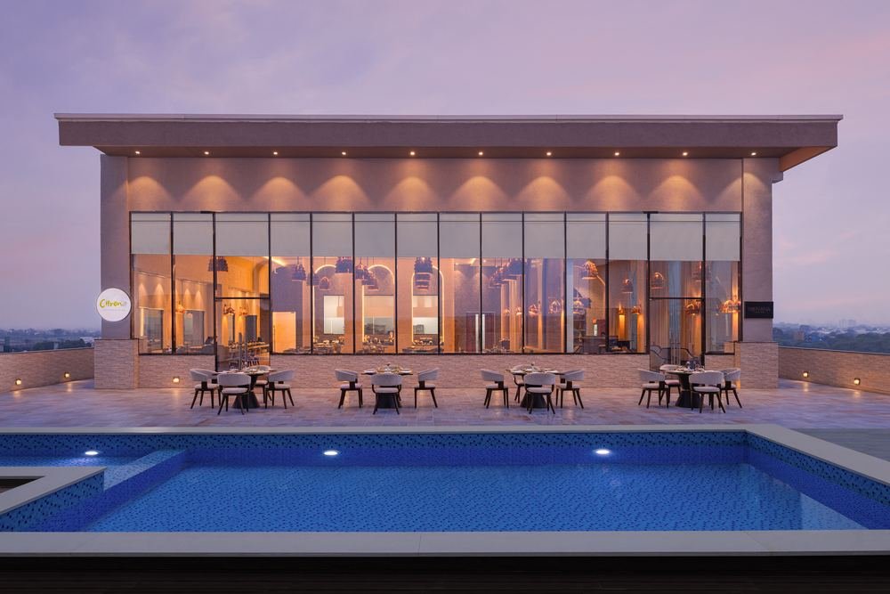 Hotel Essentia, Nagpur — the rooftop pool