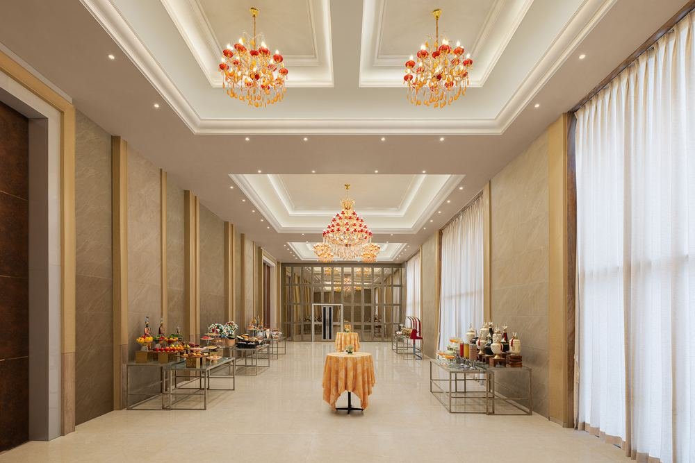 Pre-function hall set for a reception