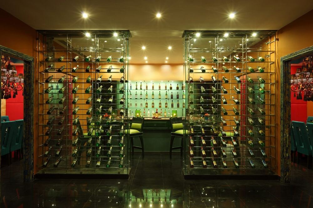 The wine cellar