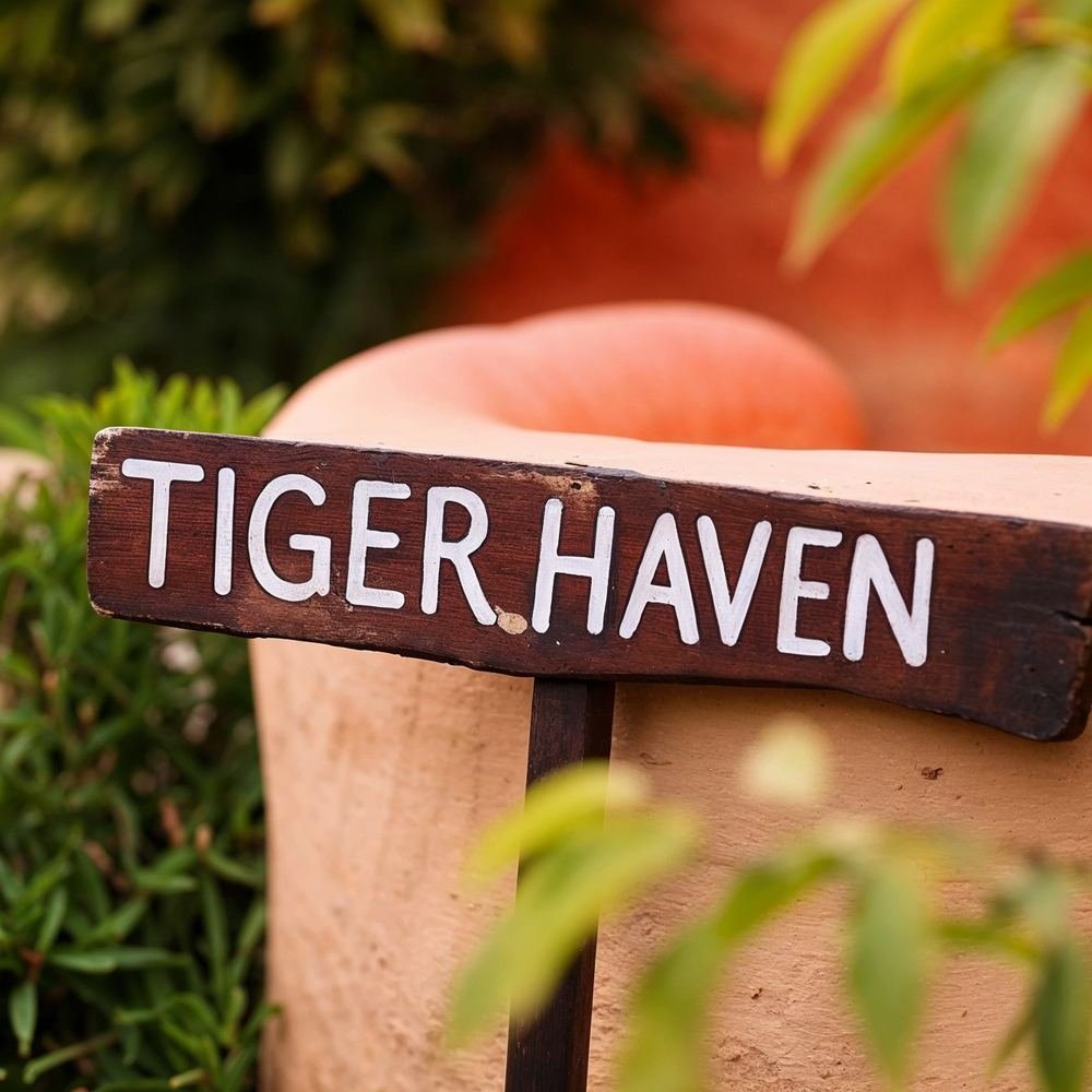 ‘Tiger Haven’ — cottage naming