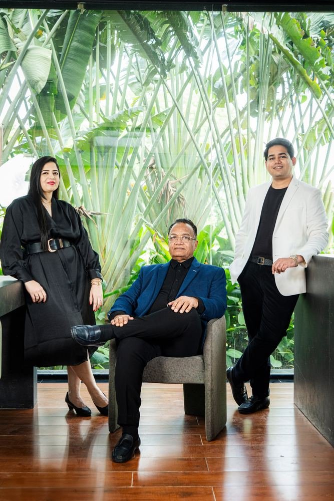 Ar. Sonia Mohabey, Ar. Sukumar Nashine and Ar. Shashank Nashine of Nashine Architects, Nagpur